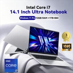 2026 New Office I7 Laptop Intel Core I7-8650U Windows 11 Pro 12GB RAM 1TB/2TB SSD 4K HD Notebook Study Laptops