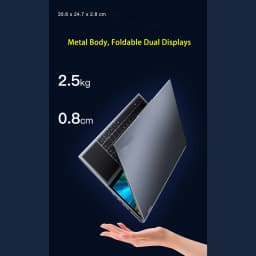 Dual-screen Laptop 14 inch Touch LCD 16GB/8GB RAM 1TB/512GB SSD I7 9th Generation 6 Cores Gaming Laptops Notebook