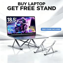 Light Gaming Laptop 18.5" FHD, AMD Ryzen 5 7430U 16GB DDR4 RAM 512GB NVMe SSD WiFi 6 Ultra Slim Notebook Computer for Business