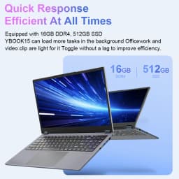 Ninkear YBook15 15.6 inch 2 in 1 laptop pc computer 360 convertible touchscreen Windows 11 16GB RAM 512GB SSD Ryzen 3 3200U ultrabook portable laptop notebook FHD IPS for work study office