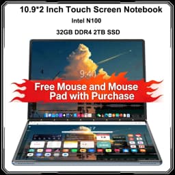10.9 Inch Dual Touch Screen 2-in-1 Screen Notebook Intel N100 32GB DDR4 2TB SSD WIFI6 Portable Business Laptop For Office Design