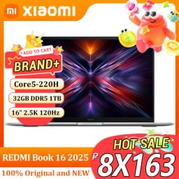 【World Premiere】Xiaomi REDMI Book 16 2025 Core5-220H 16GB/32GB+512GB/1TB 16inch 2.5K 120Hz Screen