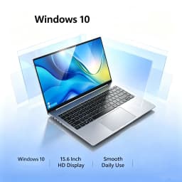 15.6 Inch Laptop PC 8GB LPDDR4 RAM 128GB SSD ROM Windows 10 Computer 4-Core Processor WIFI Intel Celeron N5095 CPU 2.00GHz