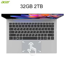2025 Acer Extraordinary Go Pro Laptop 14 Inch 2.8K 120Hz IPS Screen Notebook Intel Core 7-240H 32GB 1TB Intel Graphics Netbook