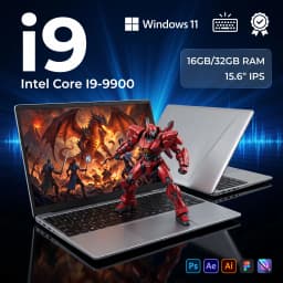 2026 LENO New 15.6" Ultra Slim Laptop Intel Core I9-9900 32GB RAM 2TB SSD 1080P FHD Windows 11 High-Performance Portable Notebook