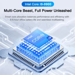 LENO 14.1" Ultra Slim Laptop 32GB 2TB Gaming Computer PC Intel Core i9-9900 Windows11 Gamer office Ultra Slim Notebook 1080P HD