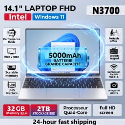 14.1"LENO Ultrabook Notebook Windows 11 Laptops Intel Pentium N3700 16GB 32GB RAM 512GB 2TB SSD Laptops Office Computer PC