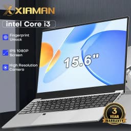 Xiaman 2026 15.6" Portable Laptop Computer 16Gb Ram 1Tb Ssd Intel Core I3 Office Windows 11 Notebook Pc with Backlit Fingerprint