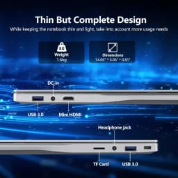 FUCHU 2026 Portable 15.6 Inch Fingerprint Unlock Backlit Keyboard Laptop Computers 16GB DDR3 RAM 512GB 1TB 2TB SSD Intel I3-6006U Notebook Windows 11 Pro Office Study Game PC Laptop