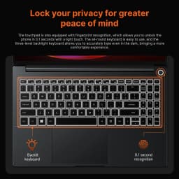 SUXI R9-5950H Laptop 15.6 inch 90Hz Display 32GB RAM 512GB SSD 4.3GHz Fingerprint Unlock Windows 11 Notebook Computer