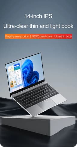 2026 New Ultra Slim Laptop 14.1" 16GB RAM 2TB SSD Intel N3700 Gaming PC 1920*1080 Display Office Study Computer PC Windows 11 Pr