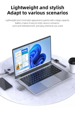 FUCHU Laptop 2026 Brand NEW 14.1 Inch Intel Business Laptop Computer 12GB RAM 256GB 512GB 1TB SSD Windows 11 Notebook Learn Recreation Entertainment Laptop Notebook PC Computer