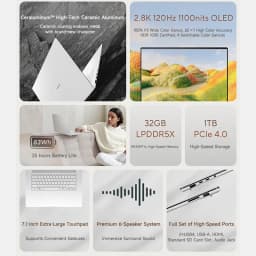 2026 ASUS ZenBook 16 Air Laptop AMD Ryzen AI9 H465 32GB 1TB/2TB 2.8K 120Hz 1100nits OLED AI Ultra-Slim Notebook Computer