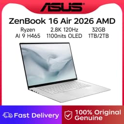 2026 ASUS ZenBook 16 Air Laptop AMD Ryzen AI9 H465 32GB 1TB/2TB 2.8K 120Hz 1100nits OLED AI Ultra-Slim Notebook Computer