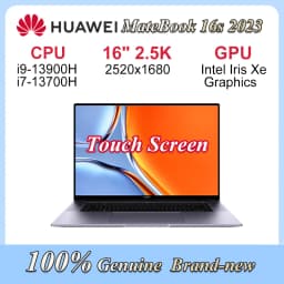2023 HUAWEI MateBook 16s Laptop I9-13900H/I7-13700H/I5-13500H 16GB/32GB 1TB Netbook 16-inch 2.5K Touchscreen Computer 135W