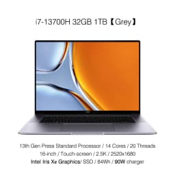 2023 HUAWEI MateBook 16s Laptop I9-13900H/I7-13700H/I5-13500H 16GB/32GB 1TB Netbook 16-inch 2.5K Touchscreen Computer 135W