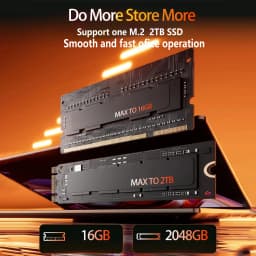 NAIWO Laptop Intel N3700 15.6" IPS FHD Intel 4405U Laptop 16GB 2TB SSD 5000mAh Battery Windows 11 Office Laptop Thin and Light