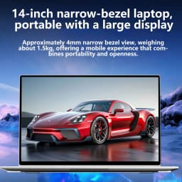 HOT 14.1"Ultra Slim Laptop Intel 4405U 16GB 2TB SSD Windows11 Gamer Notebook 1920*1080 Display Office Study Gaming Computer PC