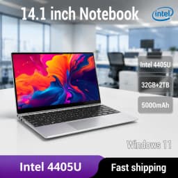 HOT 14.1"Ultra Slim Laptop Intel 4405U 16GB 2TB SSD Windows11 Gamer Notebook 1920*1080 Display Office Study Gaming Computer PC