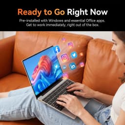 Ultra Slim 14.1" Laptop 16GB RAM 2TB SSD Intel N3700 Windows 11 Pro Gamer Notebook 1920*1080 Display Office Study Computer PC