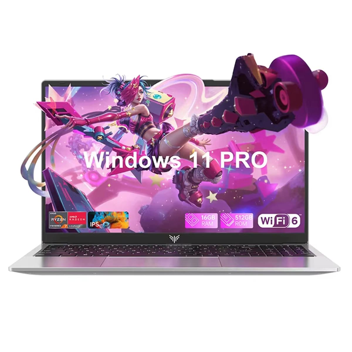 ACEMAGIC LX15PRO Laptop Computer AMD Ryzen 7 7730U Windows Laptop 15.6-in IPS 16GB DDR4 512GB NVMe SSD Numeric Keyboard