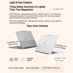 NEW Lenovo ThinkBook 16+ Laptop 2026 AI Ryzen AI9 HX 470 32G+1TB SSD 3.2K 165Hz 16-inch Notebook PC