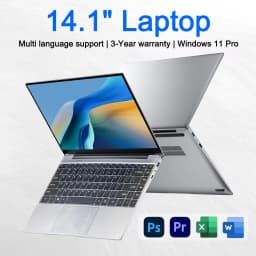 FUCHU 14.1'' NEW Laptop Computer 16GB DDR4 1TB 2TB SSD Intel I3-6100U Portable Notebook Windows 11 Laptops Office Study Game PC
