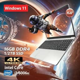 15.6' FUCHU Windows 11 Pro Notebook Computer Intel Core I3 6006U 16GB RAM 1TB SSD Office Computer PC Fingerprint Unlock Laptop