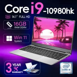 Windows 11 Pro Intel Core I9 10980HK Laptop 16GB RAM 1/2TB SSD Gaming Laptops 1920*1080 Notebook Computer Office Notebook Laptop