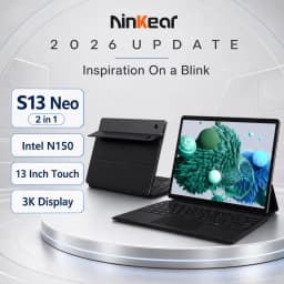 Ninkear S13 Neo 2-in-1 Laptop Tablet, 13-Inch 3K IPS 3:2 Display, Intel N150, Magnetic Detachable Keyboard, All-Day Battery, Versatile Connectivity, AI-Ready for Work, Study and Travel