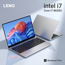LENO Ultra Slim 14.1" Laptop Intel Core i7 8650U 32GB 2TB Windows 11 Pro Gaming Computer PC Gamer office Notebook 1920*1080 HD