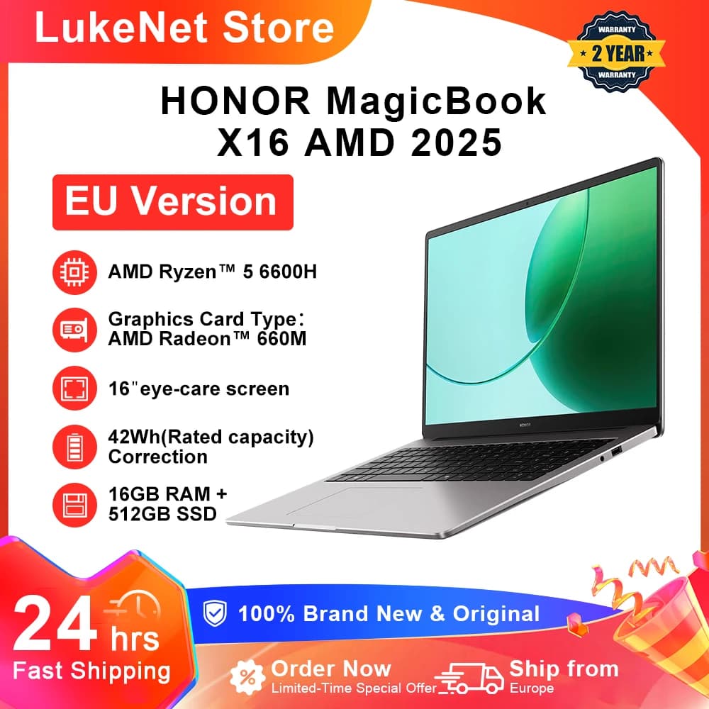 HONOR MagicBook X16 AMD (2025) laptop