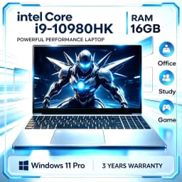Intel Fingerprint Unlock Laptop 15.6 inch Computer Intel Core I9 10980HK Notebook PC 16GB RAM 1TB SSD Gaming 1920*1080HD Office Study Home Use Computer Windows 11 Laptops Backlit Keyboard