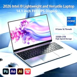 New 14.1' Ultra Slim Laptop Intel Core I9-10980HK 32GB RAM 2TB SSD Windows 11 Pro Gaming Office Study Notebook FHD 1920*1080