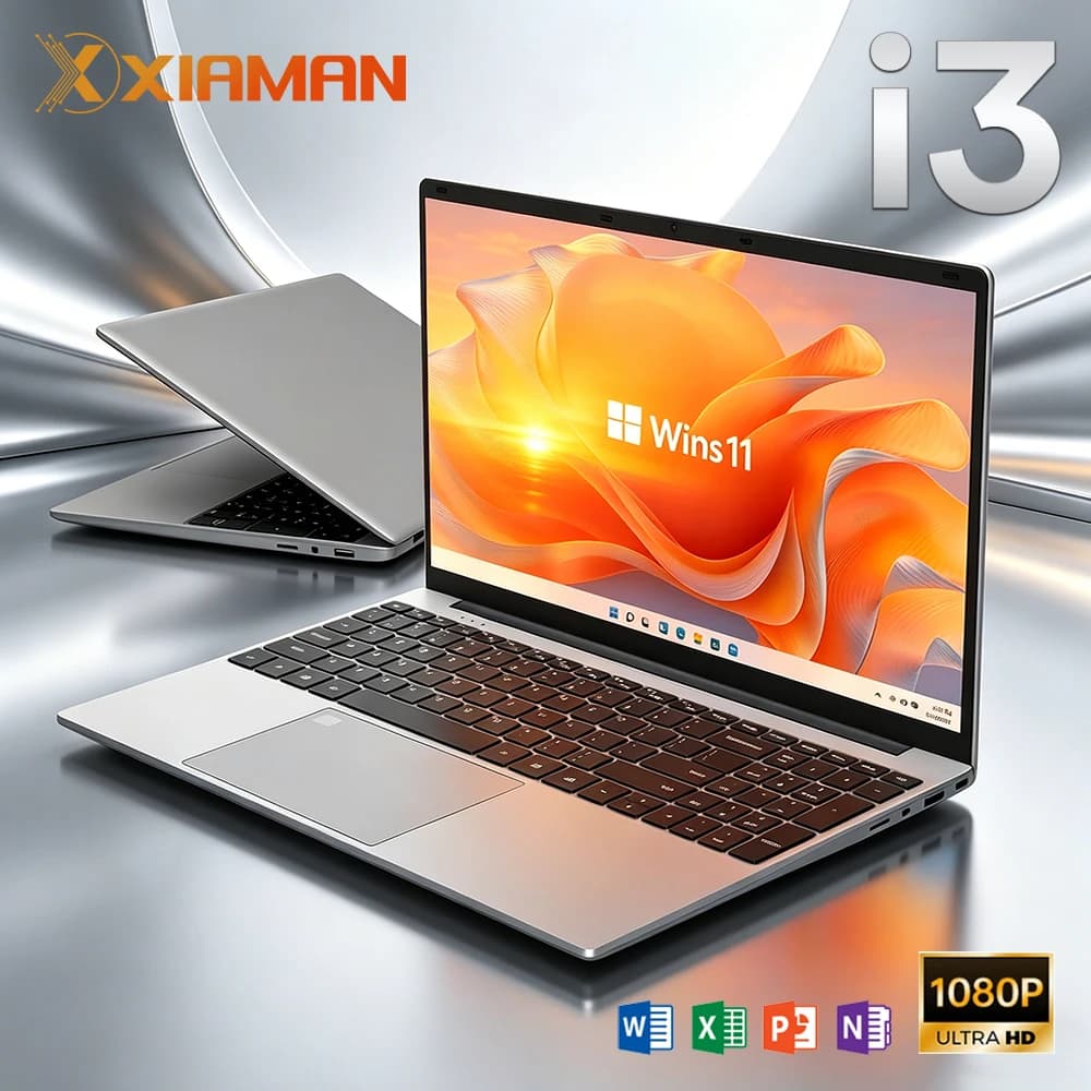Xiaman 15.6 Inch Intel Core I3 6006U Laptops Pc 16Gb Ram 512Gb Ssd Lightweight Business Laptop Computer Windows 11 Pro Portable