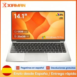 Xiaman 14.1'' Portable Windows 11 Pro Laptop Computer Intel Celeron 3855U/J3355 12GB DDR 256GB SSD Office Notebook Business Pc Laptops