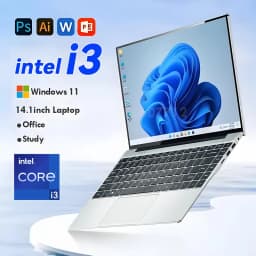 FUCHU Laptops Intel Core I3-6100U 16GB RAM 512GB 1TB 2TB SSD Windows 11 Laptop 14.1 Inch Business Study Office Desktop Notebook