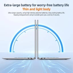 LENO New Ultra Slim Laptop 14.1" 16GB RAM 2TB SSD Intel 4405U Notebook Gamer 1920*1080 Display Office Study Computer PC Windows
