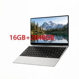 LENO New Ultra Slim Laptop 14.1" 16GB RAM 2TB SSD Intel 4405U Notebook Gamer 1920*1080 Display Office Study Computer PC Windows
