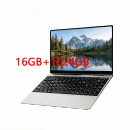 LENO New Ultra Slim Laptop 14.1" 16GB RAM 2TB SSD Intel 4405U Notebook Gamer 1920*1080 Display Office Study Computer PC Windows
