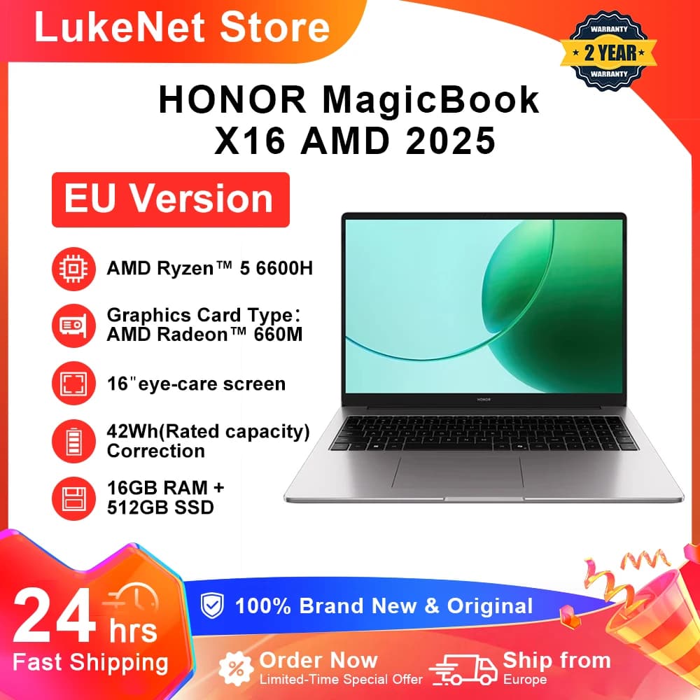 HONOR MagicBook X16 AMD (2025) laptop