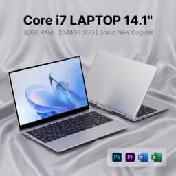 2026 New Ultra‑Slim 14.1 Inch Laptop, Intel Core i7‑8650U, 16GB RAM 512GB M.2 SSD, Windows 11 Pro, Business Office Student Portable Notebook Computer