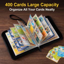 400pcs ONE PIECE Card Album Anime Collectible Book Binder 4 Card Slot Collectible Game Cards Binder Holder Zipper Gifts Toys