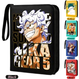 400pcs ONE PIECE Card Album Anime Collectible Book Binder 4 Card Slot Collectible Game Cards Binder Holder Zipper Gifts Toys