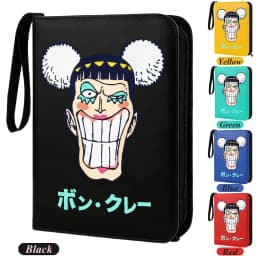 400pcs ONE PIECE Card Album Anime Collectible Book Binder 4 Card Slot Collectible Game Cards Binder Holder Zipper Gifts Toys