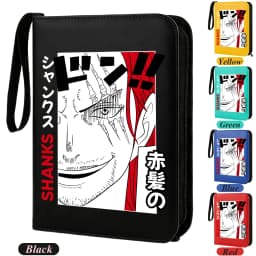 400pcs ONE PIECE Card Album Anime Collectible Book Binder 4 Card Slot Collectible Game Cards Binder Holder Zipper Gifts Toys