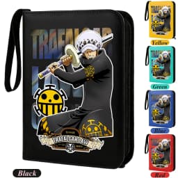 400pcs ONE PIECE Card Album Anime Collectible Book Binder 4 Card Slot Collectible Game Cards Binder Holder Zipper Gifts Toys