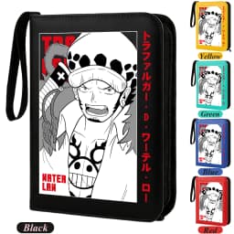 400pcs ONE PIECE Card Album Anime Collectible Book Binder 4 Card Slot Collectible Game Cards Binder Holder Zipper Gifts Toys