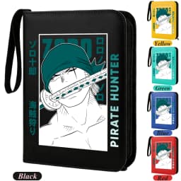 400pcs ONE PIECE Card Album Anime Collectible Book Binder 4 Card Slot Collectible Game Cards Binder Holder Zipper Gifts Toys