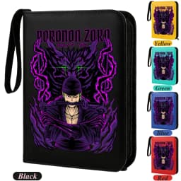 400pcs ONE PIECE Card Album Anime Collectible Book Binder 4 Card Slot Collectible Game Cards Binder Holder Zipper Gifts Toys
